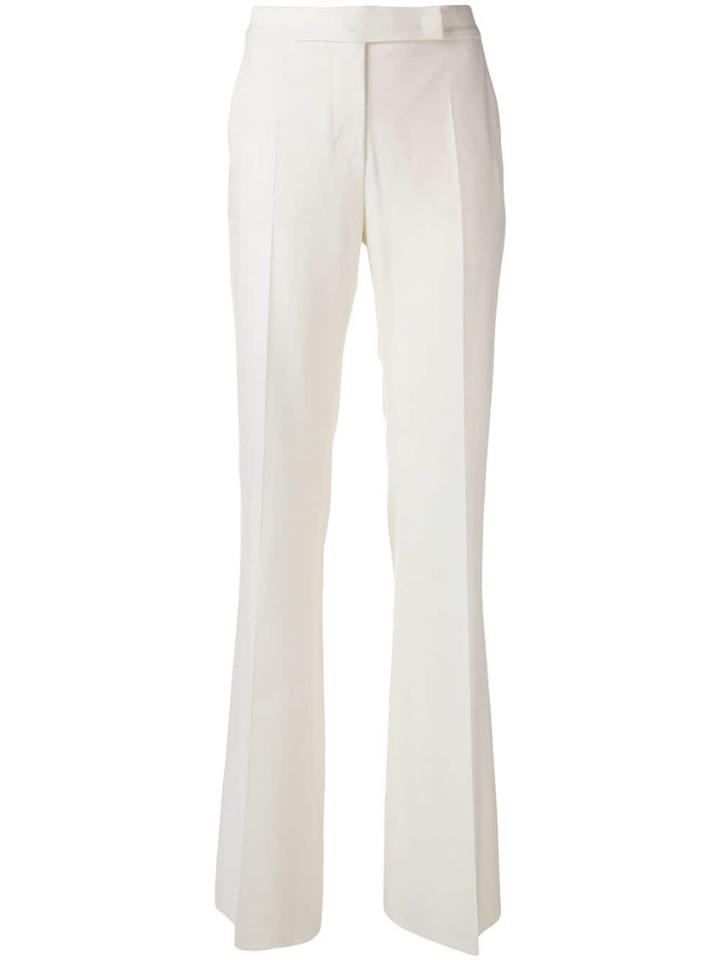 Max Mara Agave Flared Trousers - White