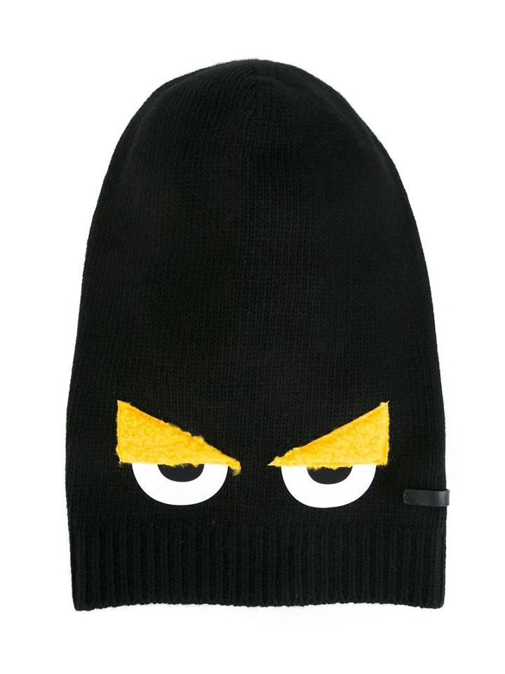 Fendi Kids 'monster' Beanie, Boy's, Size: 50 Cm, Black