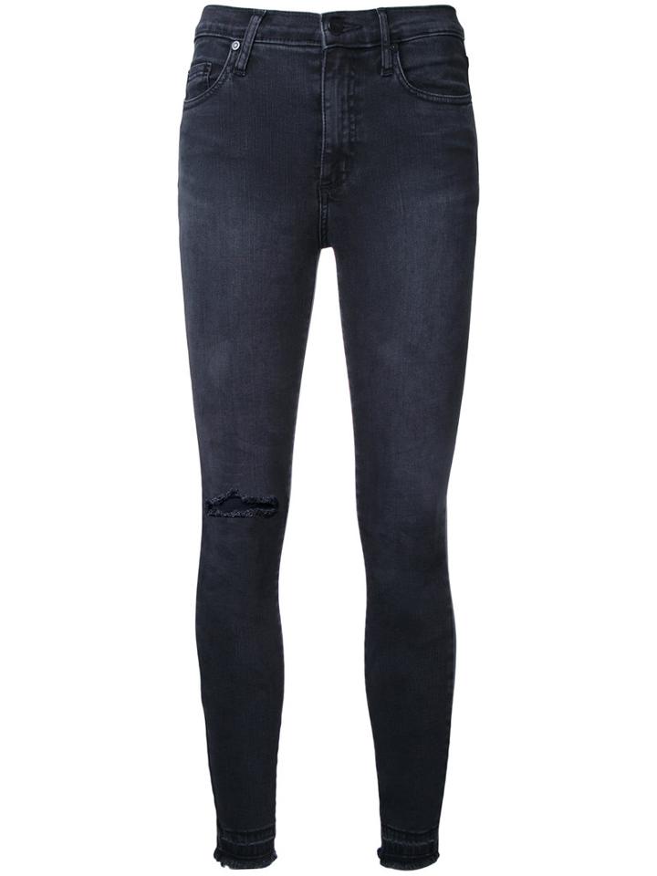 Nobody Denim - Cult Skinny Ankle Exposed Jeans - Women - Cotton/elastodiene/polyester - 27, Black, Cotton/elastodiene/polyester
