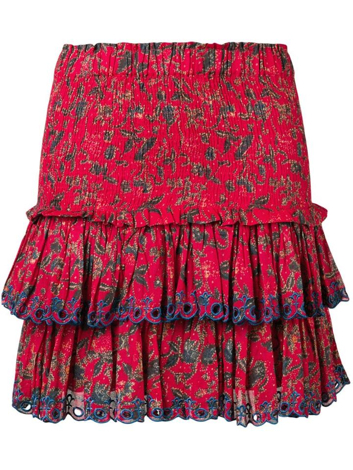 Isabel Marant Étoile Naomi Tiered Mini Skirt