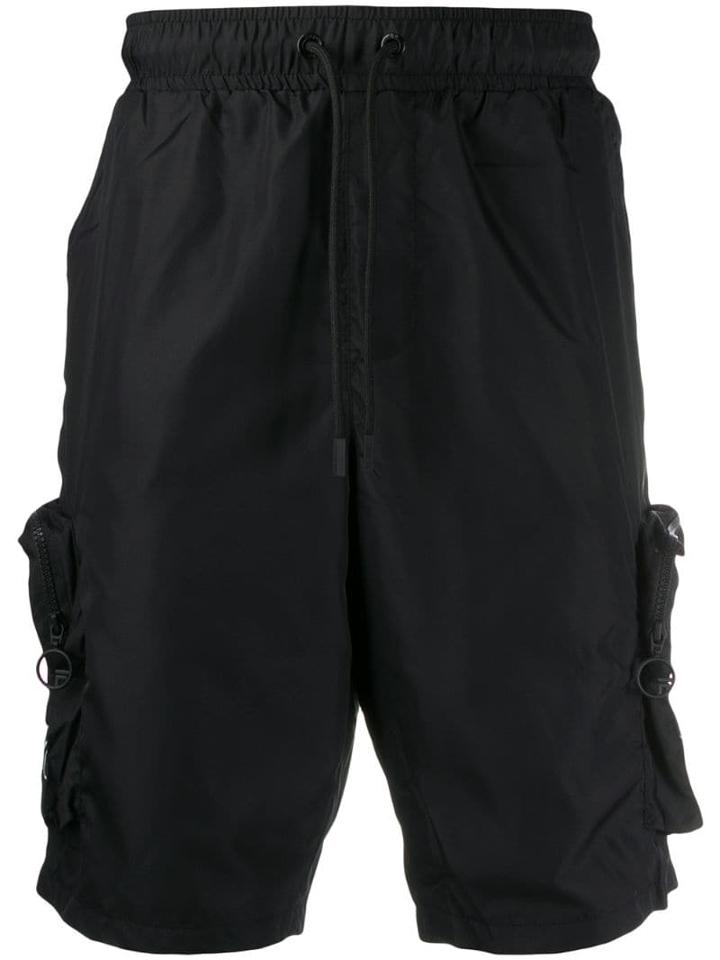Fila Patch Detailed Deck Shorts - Black