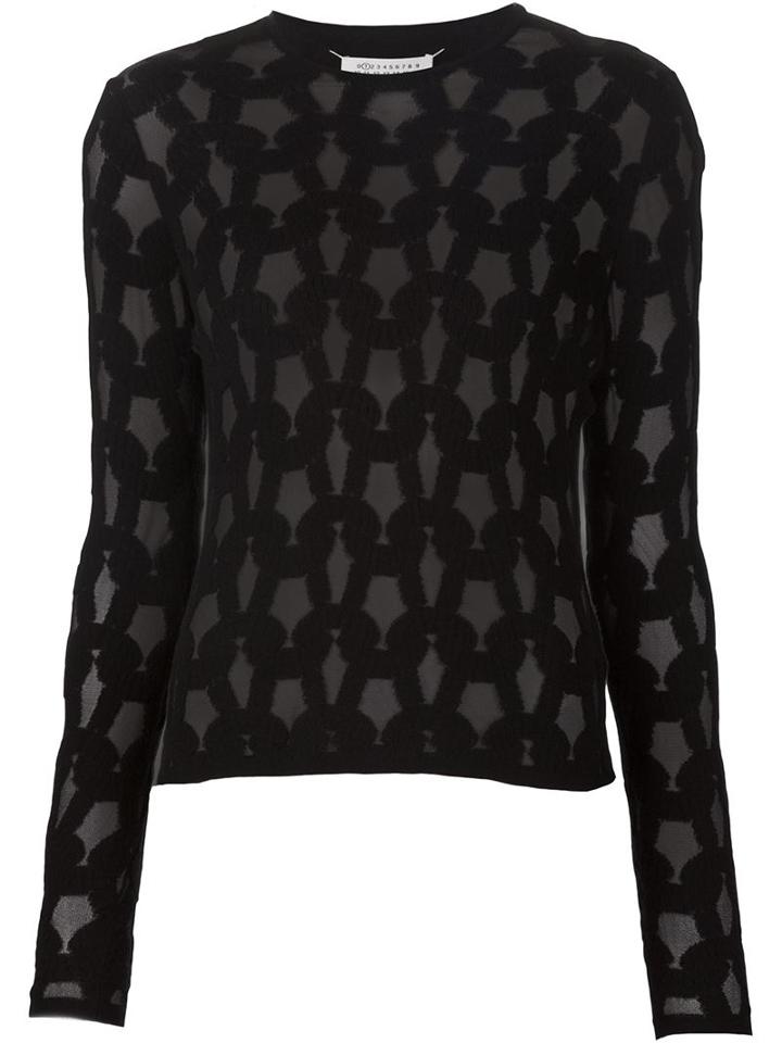 Maison Margiela Chain-link Sheer Top