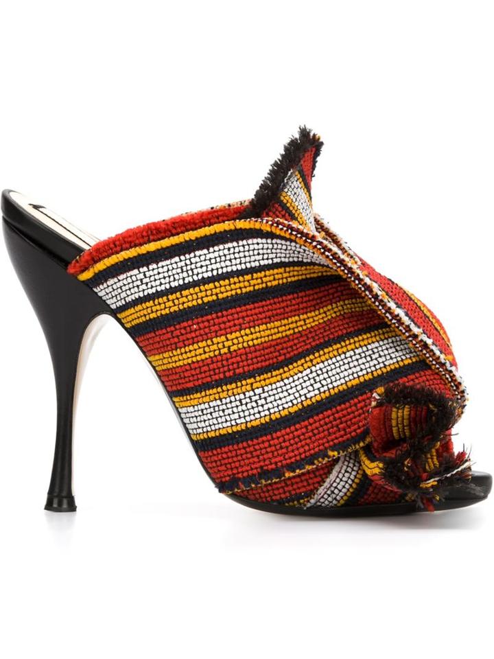No21 Beaded Mules