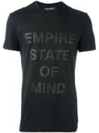 Neil Barrett Empire State Of Mind Print T-shirt, Men's, Size: Xs, Black, Cotton