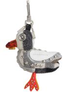 Burberry Lawrence The Seagull Cashmere Charm - White