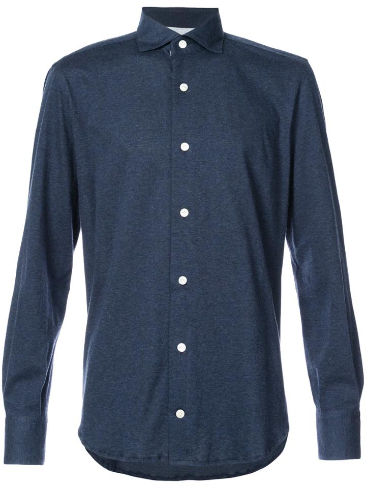 Eleventy Jersey Shirt - Blue