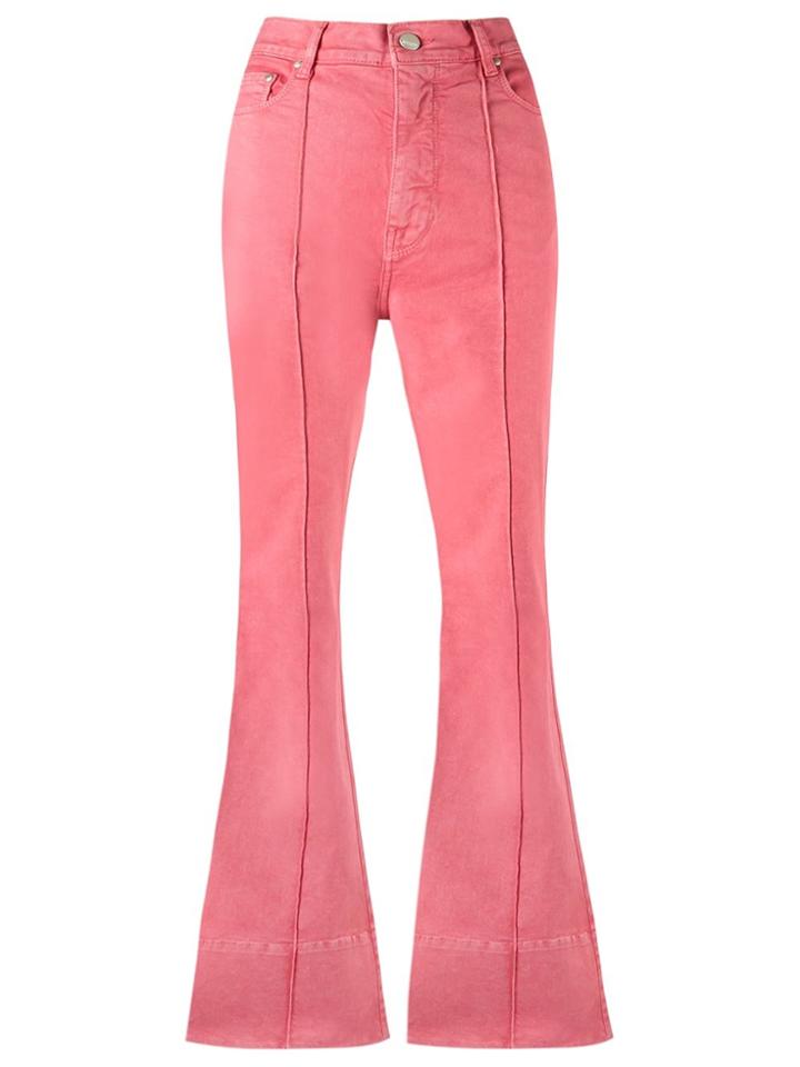 Amapô High Waist Flared Trousers - Pink & Purple