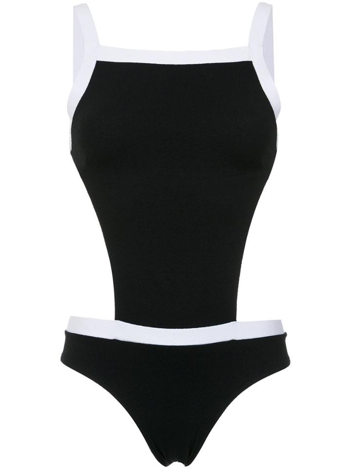 Osklen Cut Out Swimsuit - Black