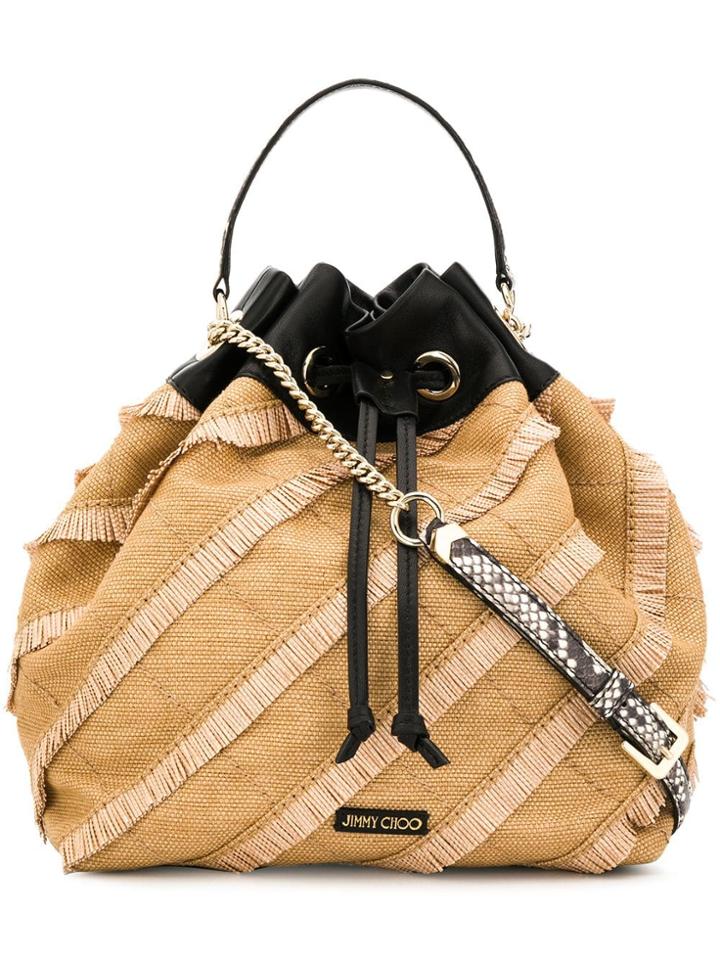 Jimmy Choo Juno Shopper Bag - Brown