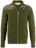 Golden Goose Ribbed Knitted Jacket - Green