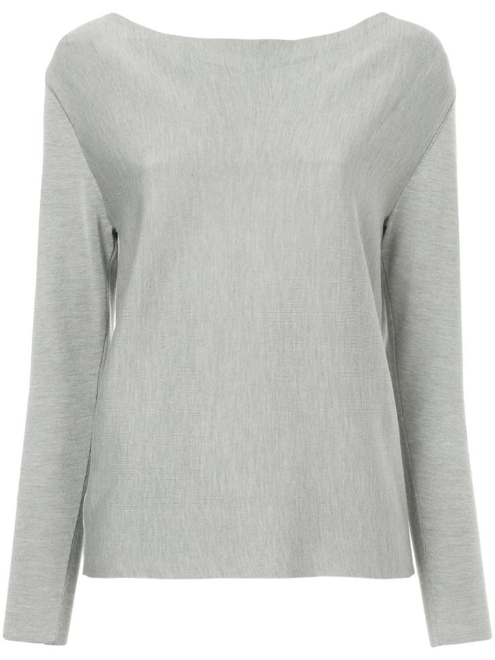 Des Prés Round Neck Jumper - Grey