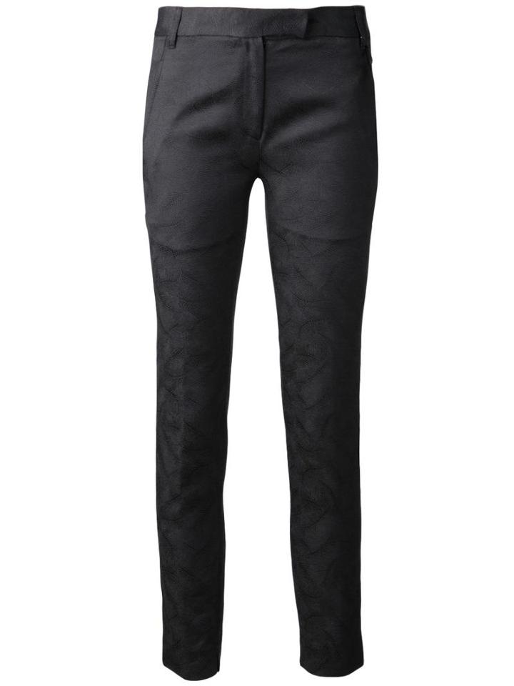 Ann Demeulemeester Blanche Slim Trousers, Women's, Size: 34, Black, Wool/rayon/cotton