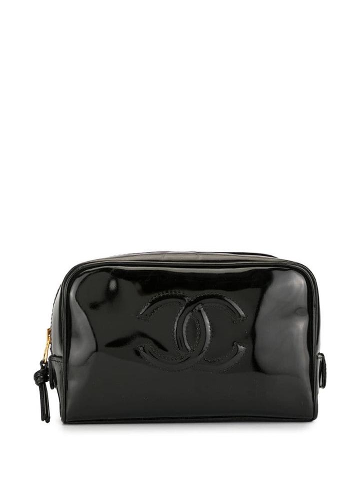 Chanel Pre-owned Cc Cosmetic Pouch - Black