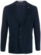 Paoloni Patch Pocket Blazer - Blue