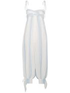Three Graces Stripe Jumpsuit - Blue