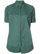 Adam Lippes Flared Concealed Shirt - Green