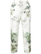 F.r.s For Restless Sleepers Japanese Print Pyjama Trousers - Nude &