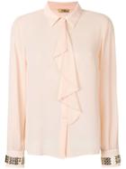 Liu Jo Frilled Blouse - Neutrals