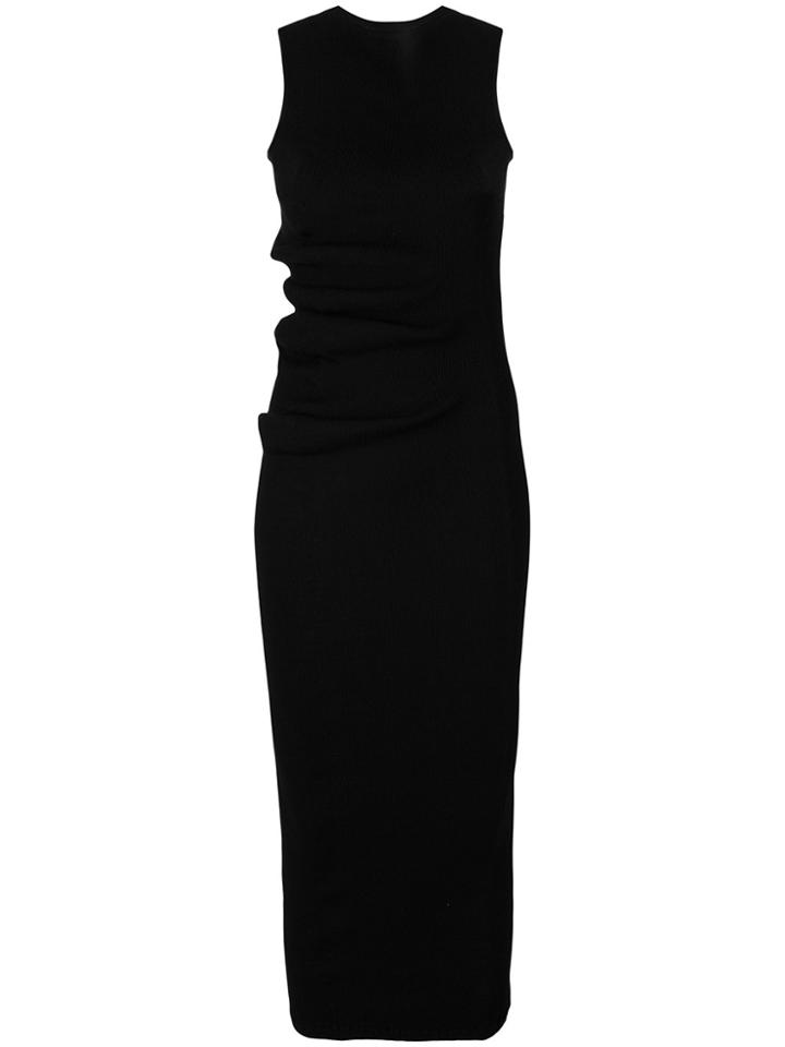 Rick Owens Gathered Detail Dress - Black