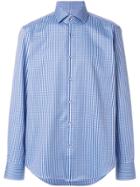 Boss Hugo Boss Micro Vichy Button Shirt - Blue