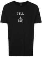 Selfmade By Gianfranco Villegas Till I Die T-shirt - Black