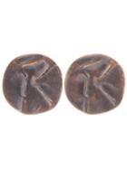 Yves Saint Laurent Vintage 90's Hammered Earrings