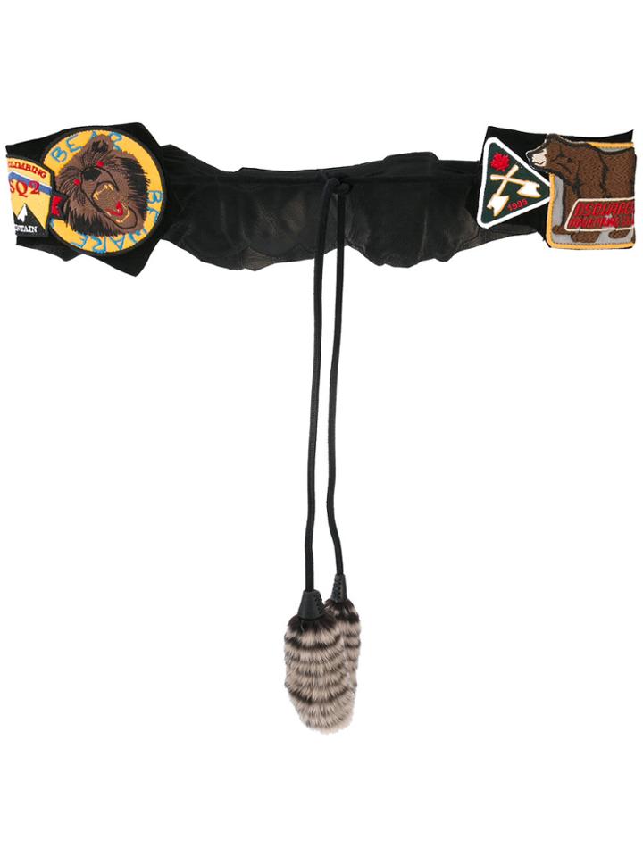Dsquared2 Patches Belt - Black