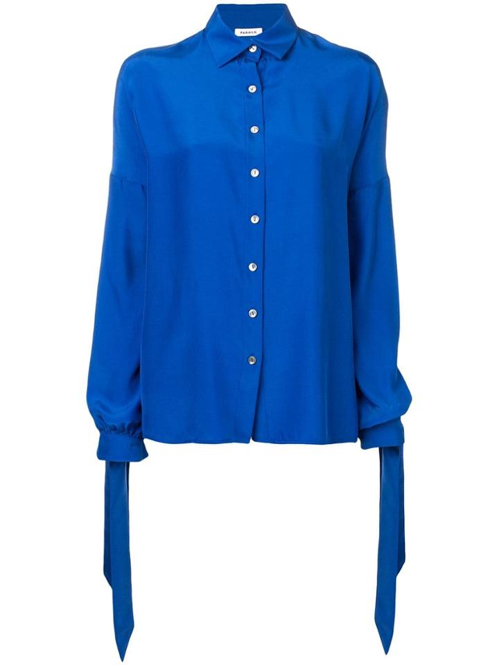 P.a.r.o.s.h. Button-up Shirt - Blue