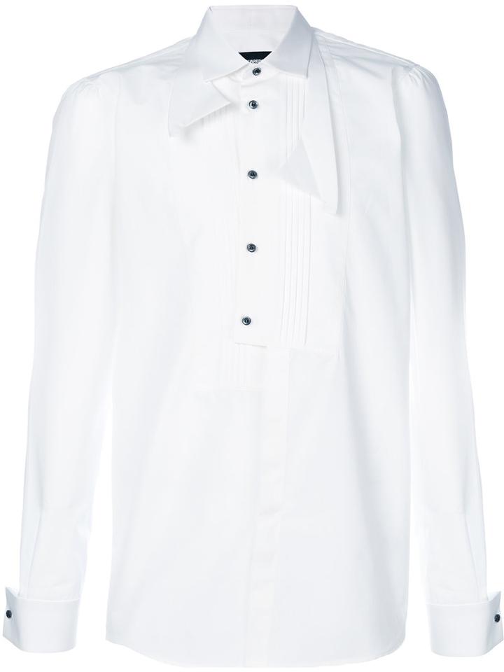 Dsquared2 - Deconstructed Tuxedo Shirt - Men - Cotton - 50, White, Cotton