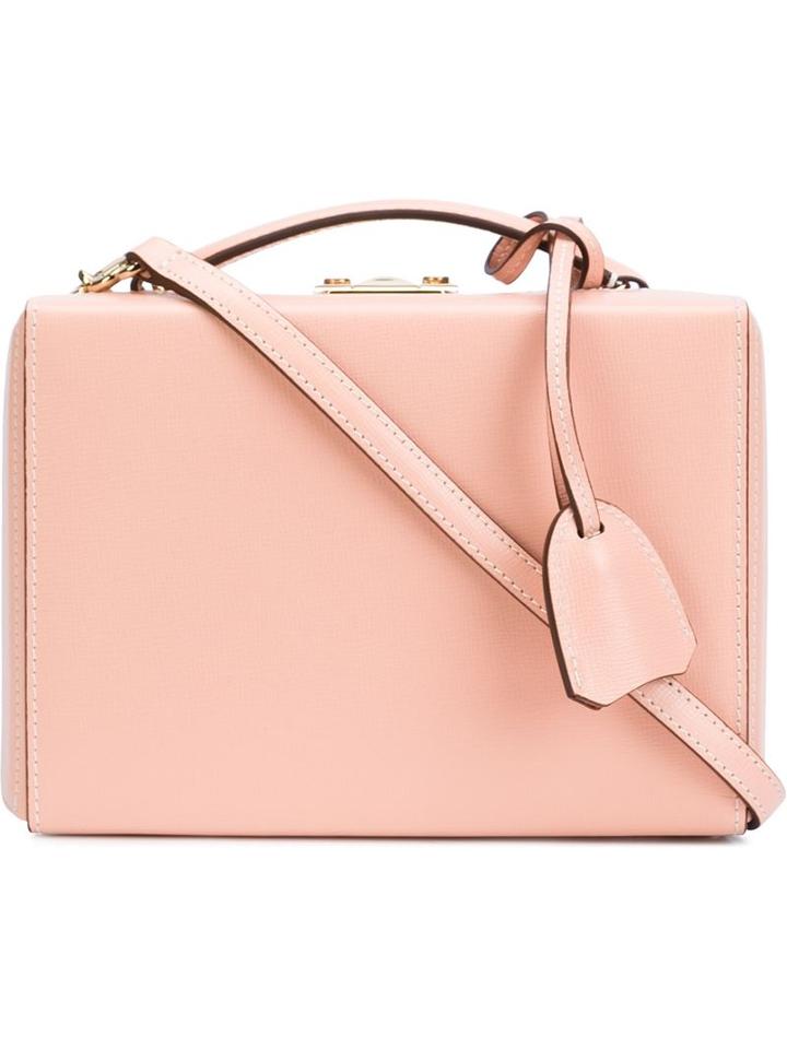 Mark Cross Small 'grace' Tote, Women's, Pink/purple