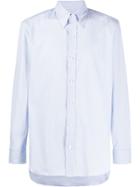 Salvatore Piccolo Striped Button-down Shirt - Blue