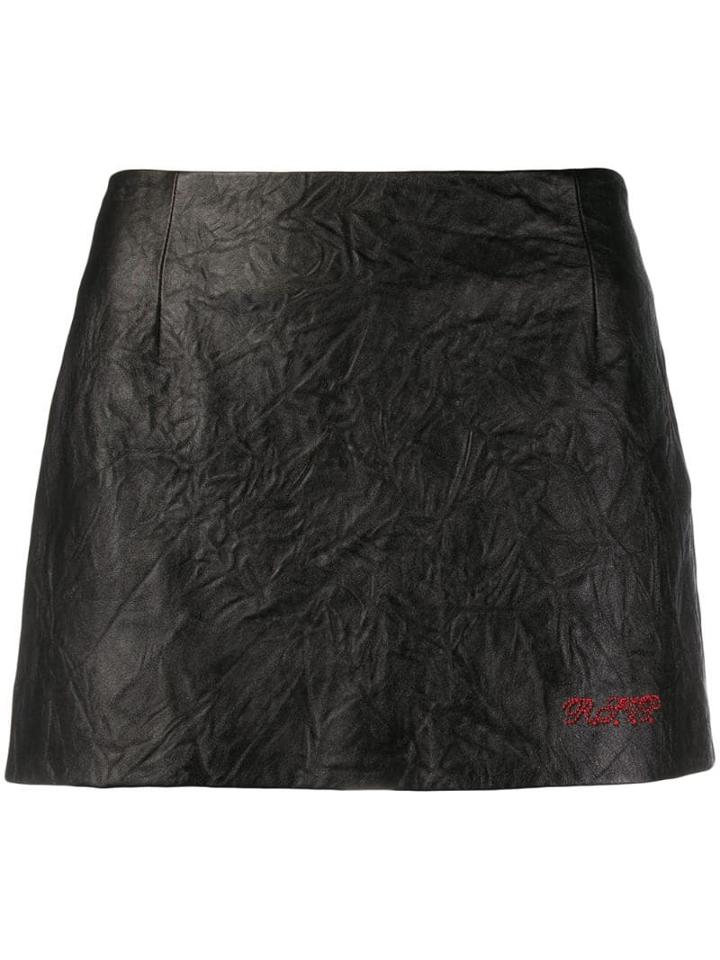 Philosophy Di Lorenzo Serafini Textured Mini Skirt - Black