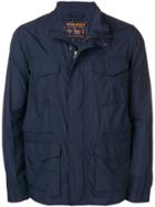 Woolrich Textured Jacket - Blue