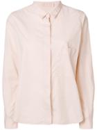 Closed Button-down Shirt - Pink & Purple