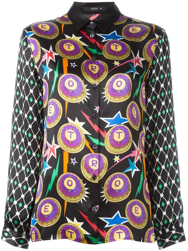 Etro Flipper Shirt, Women's, Size: 42, Silk