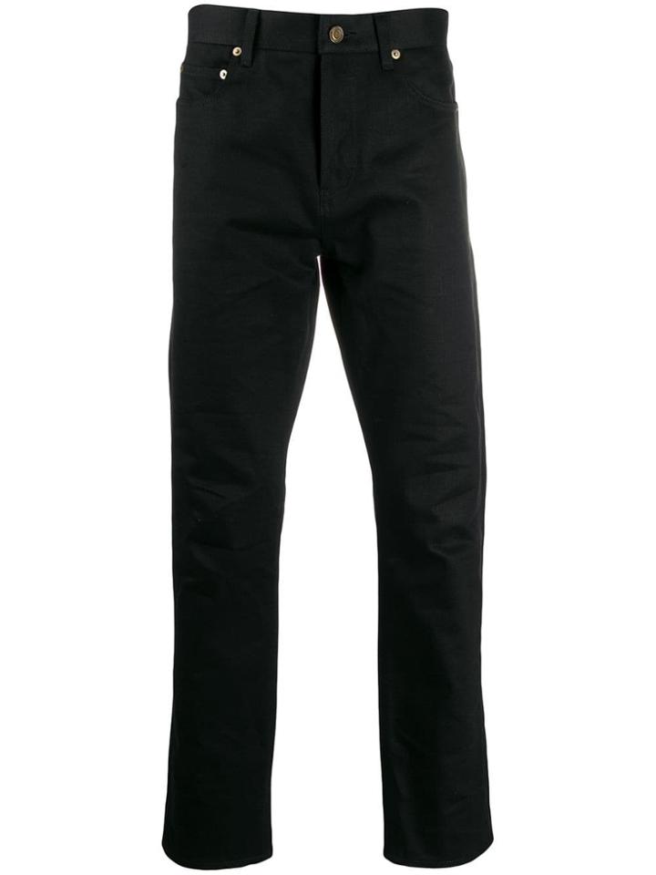 Saint Laurent Straight-leg Jeans - Black