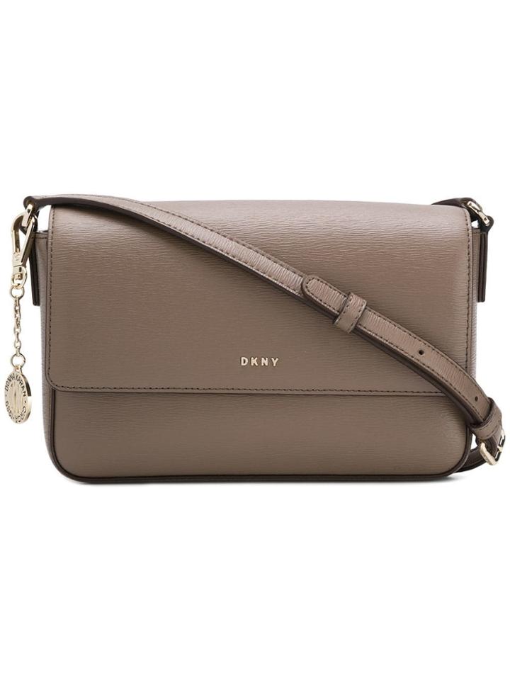 Dkny Ryan Flap Crossbody Bag - Brown