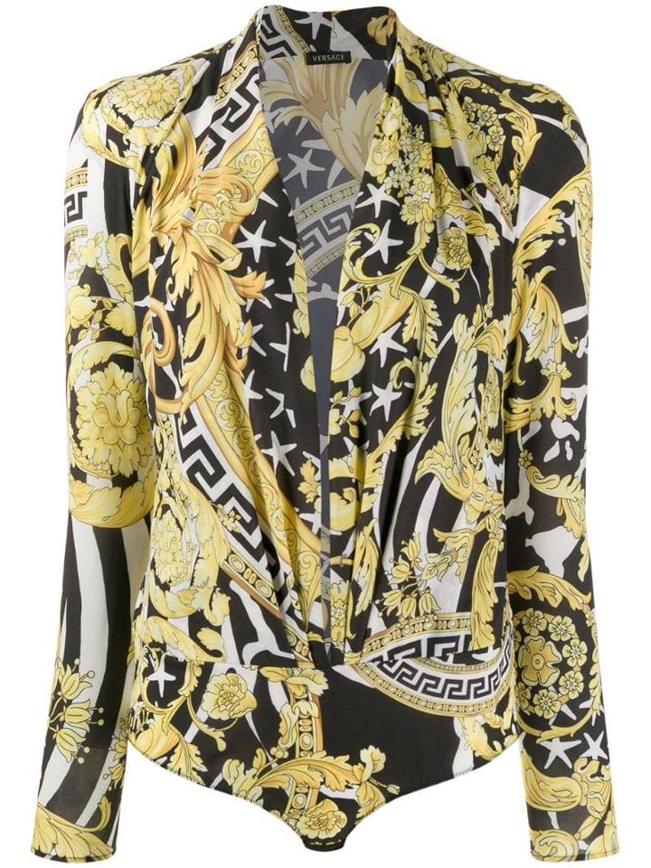 Versace Baroque Pattern Body - Black