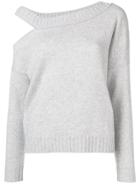 Vince Cutout-detail Jumper - Grey