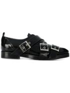 Société Anonyme Buckled Derby Shoes - Black