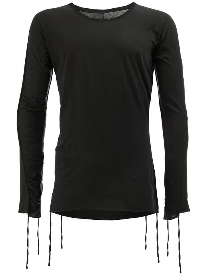 Masnada Ruched Detail Jumper - Black