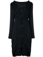 Gucci Vintage Pleated Longsleeved Midi Dress - Black