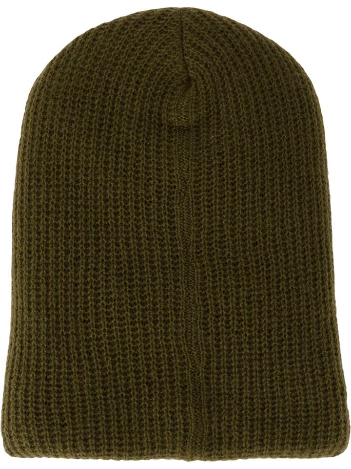 The Elder Statesman Knit Cap - Green