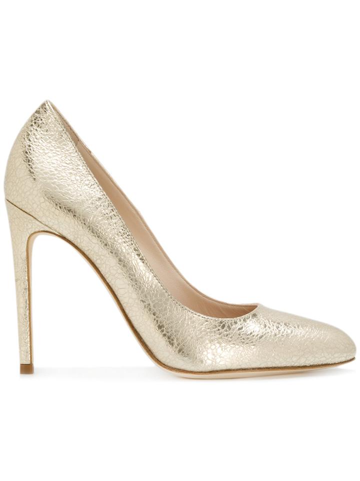 Twin-set Metallic Heel Pumps