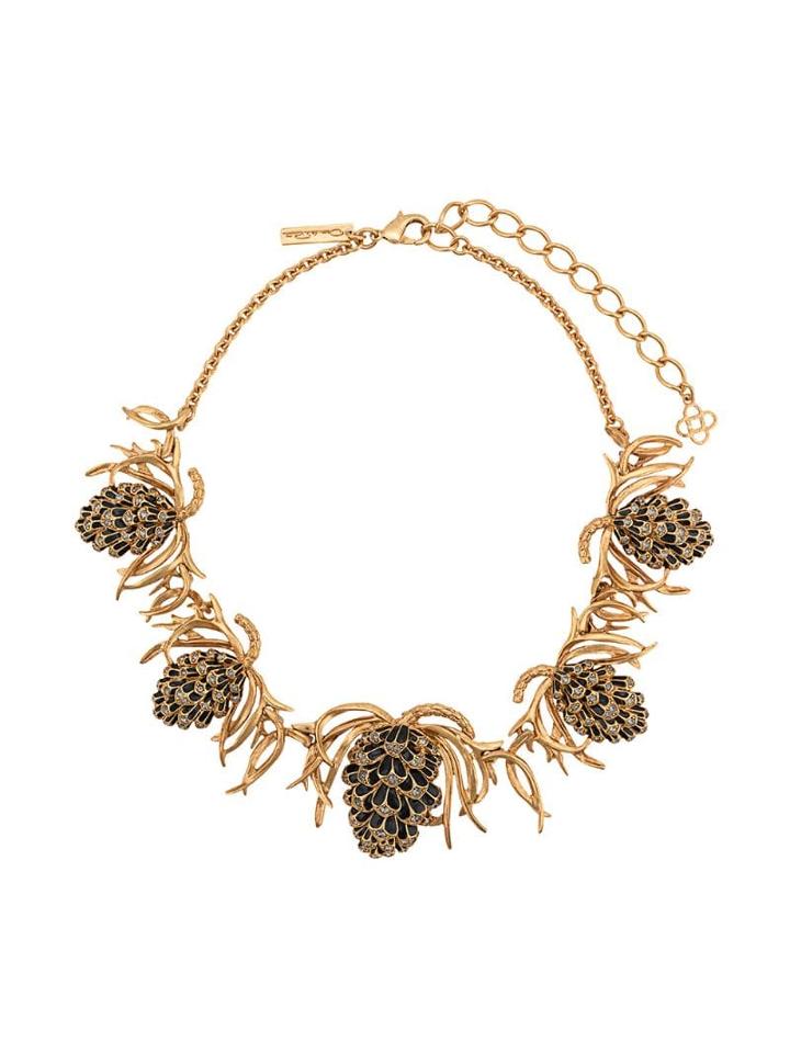 Oscar De La Renta Botanical Necklace - Gold