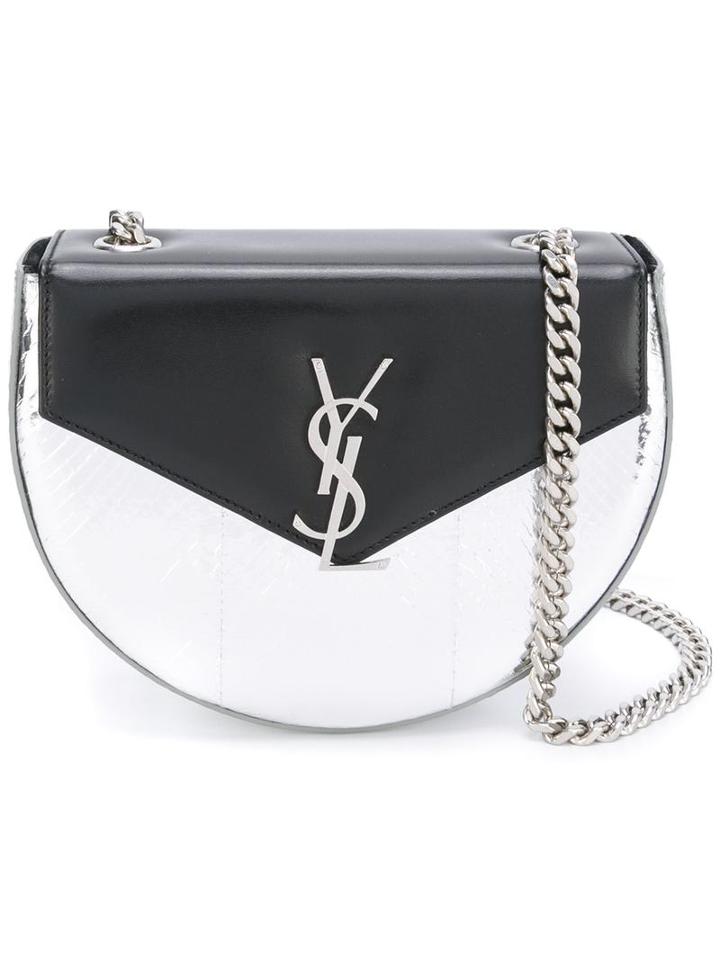 Saint Laurent 'demi Lune Monogram' Bag, Women's, Grey