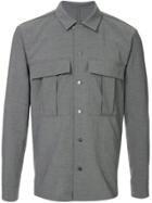 Kazuyuki Kumagai Flap Pockets Shirt - Grey