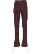 Supriya Lele High-waisted Slim Leg Utility Trousers - Purple