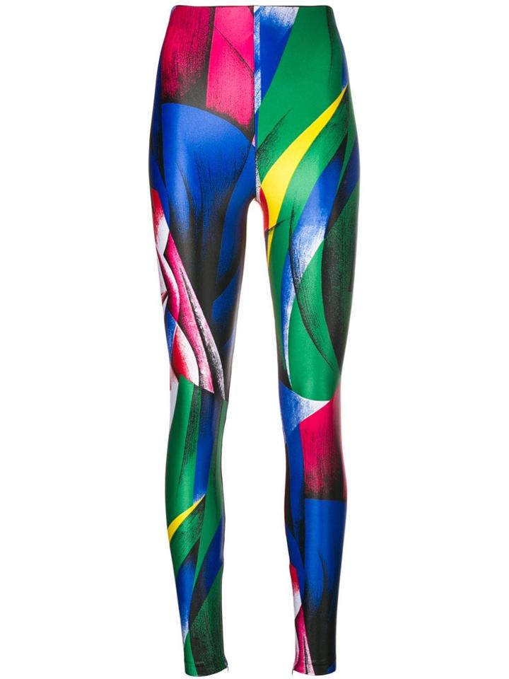 Versace Clash Print Leggings - Multicolour