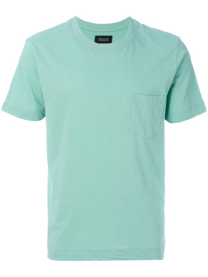 Howlin' - Space Echo T-shirt - Men - Cotton/linen/flax - S, Green, Cotton/linen/flax